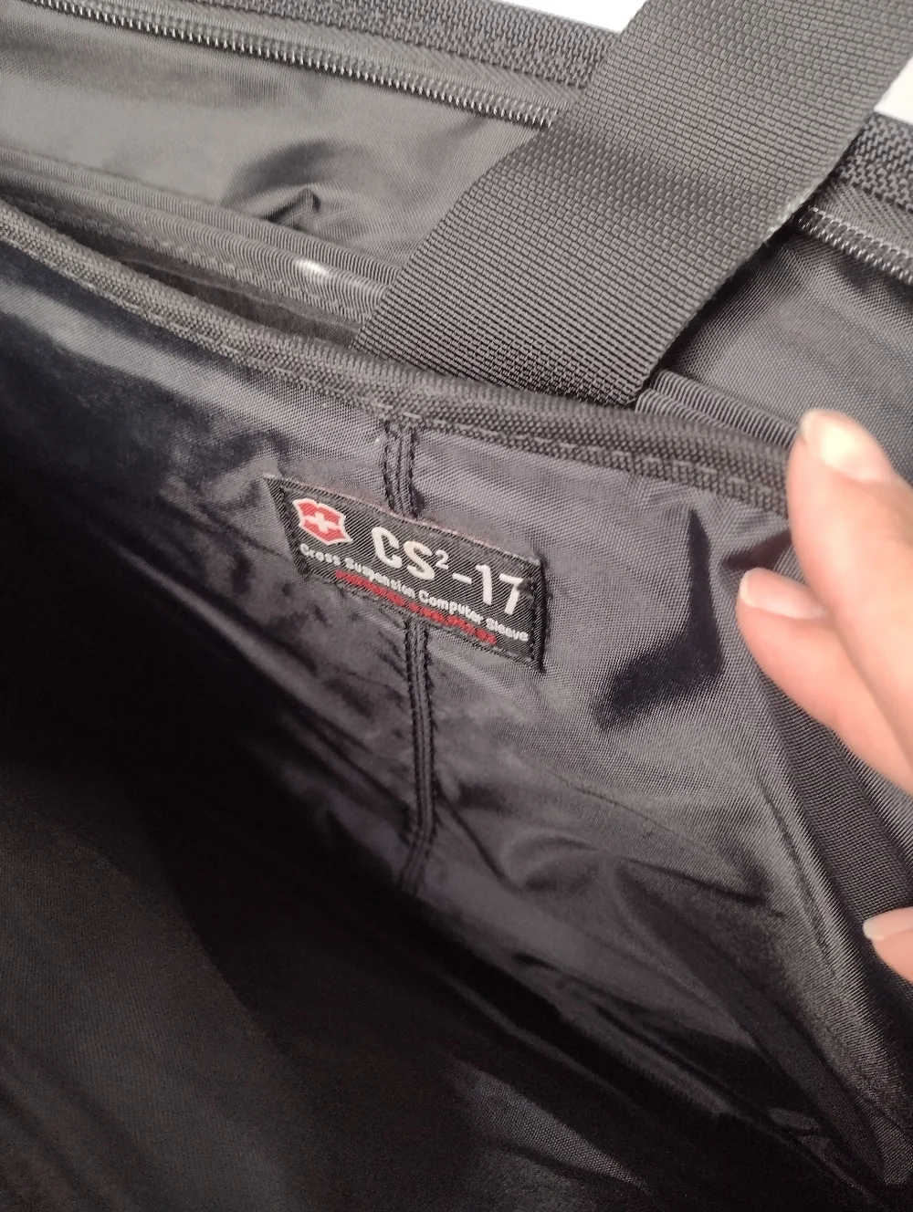 Victorinox CS2 Laptop Briefcase Black Cross Suspension Computer Bag Shoulder